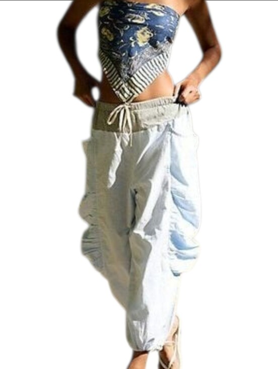 Free People Pants - Free People Free-Est Heather Relaxed Jogger Pants Ancient Waters Blue Large NWT